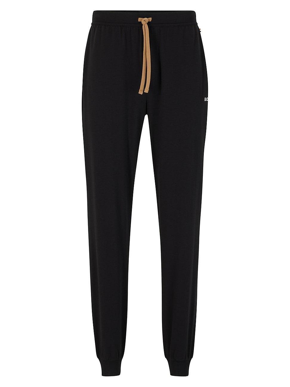 Mens Stretch-Cotton Tracksuit Bottoms Product Image