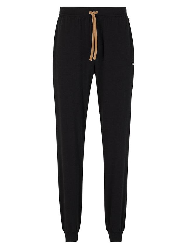 Mens Stretch-Cotton Tracksuit Bottoms Product Image