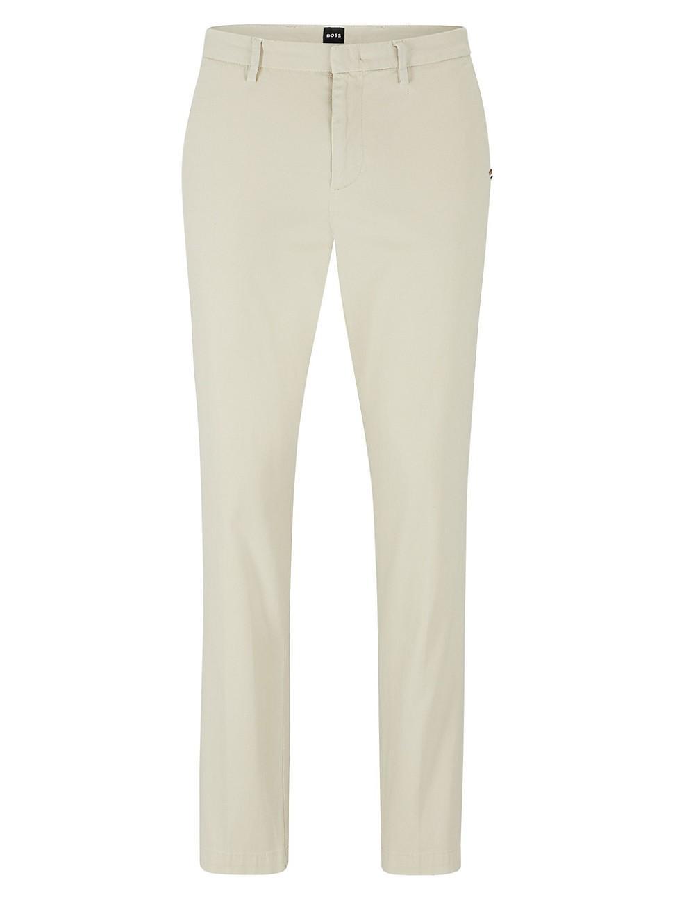 Mens Slim-Fit Chinos in a Stretch-Cotton Blend Product Image