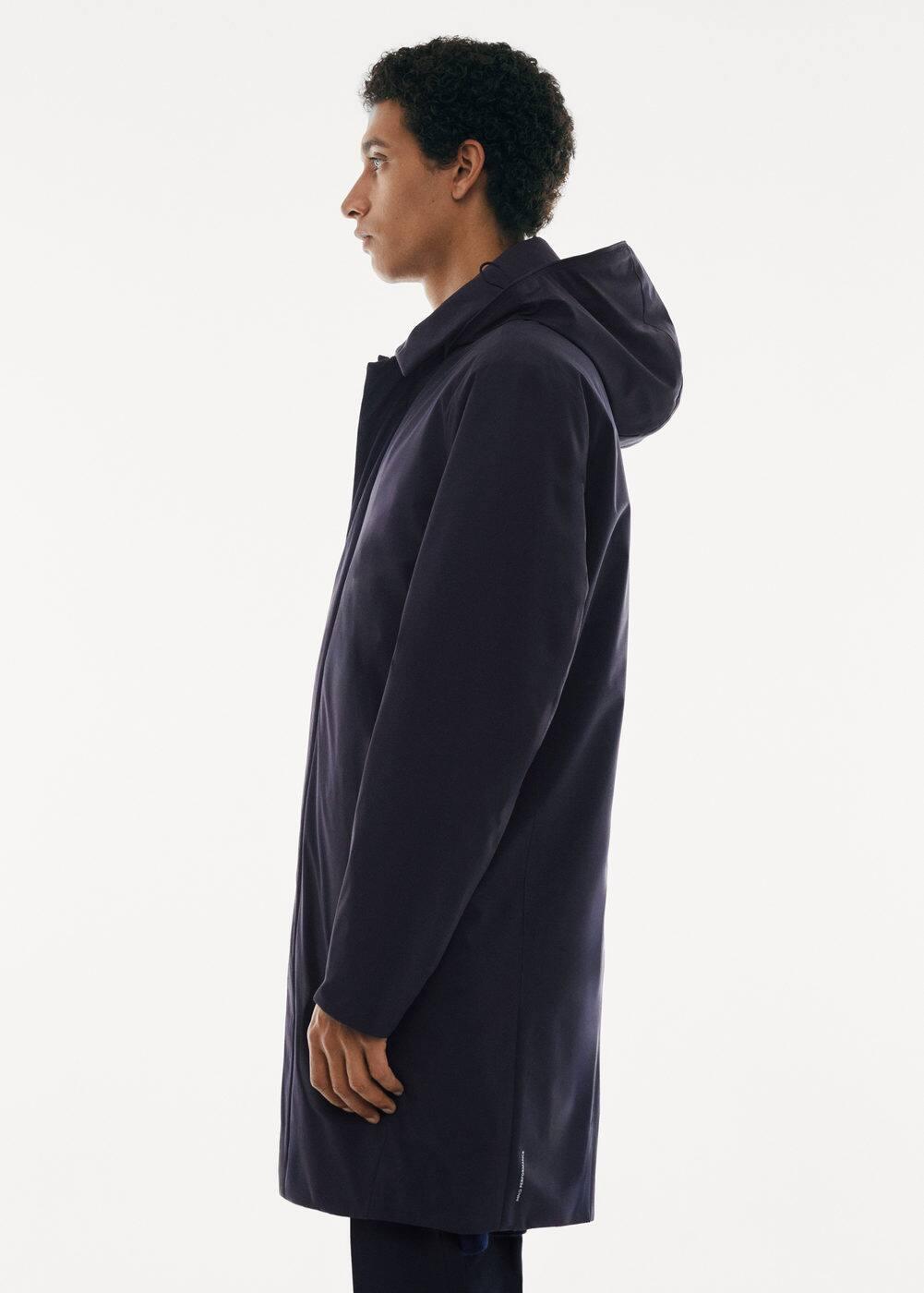 MANGO MAN - SOFEELATE® padded parka with hood navyMen Product Image