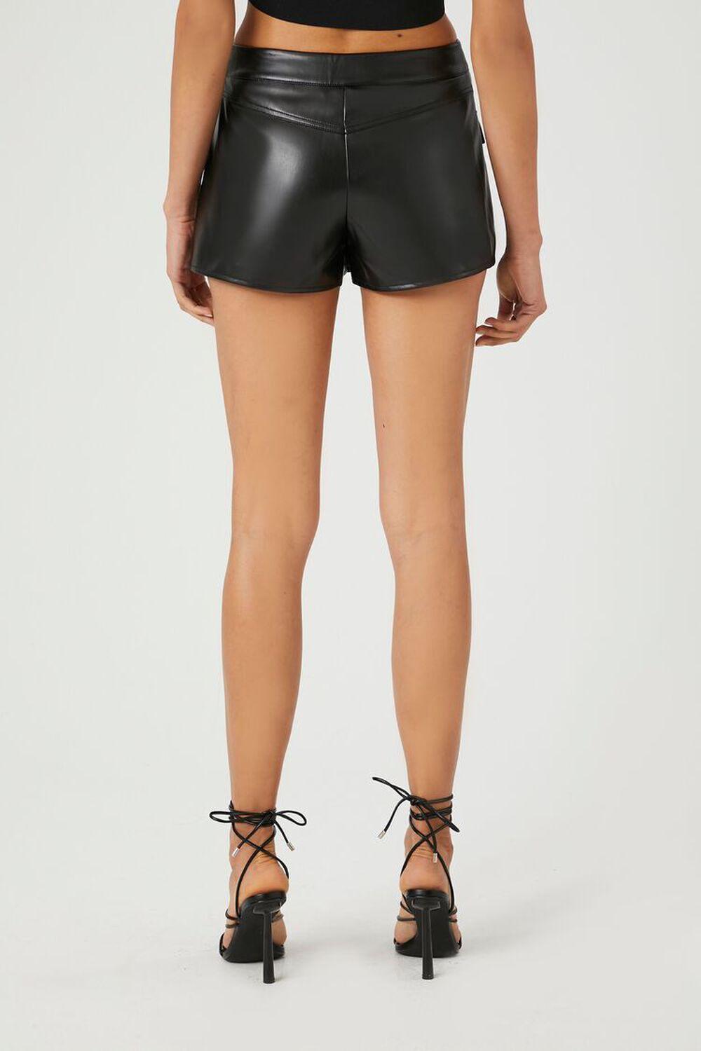 Faux Leather A-Line Skort | Forever 21 Product Image