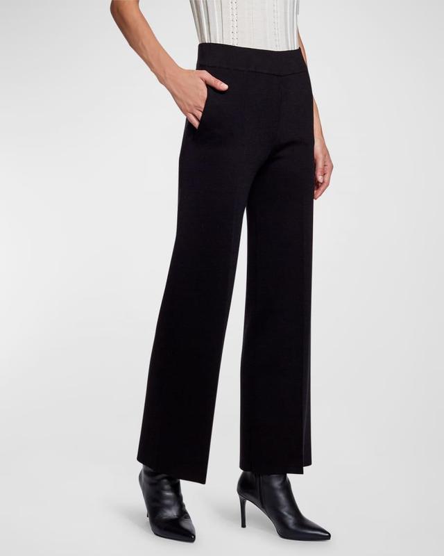 Opal Straight-Leg Knit Wool Pants Product Image