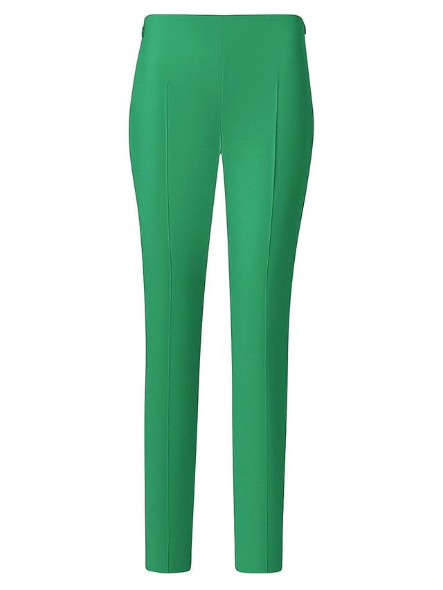 Womens Straight-Leg Cotton-Blend Pants Product Image