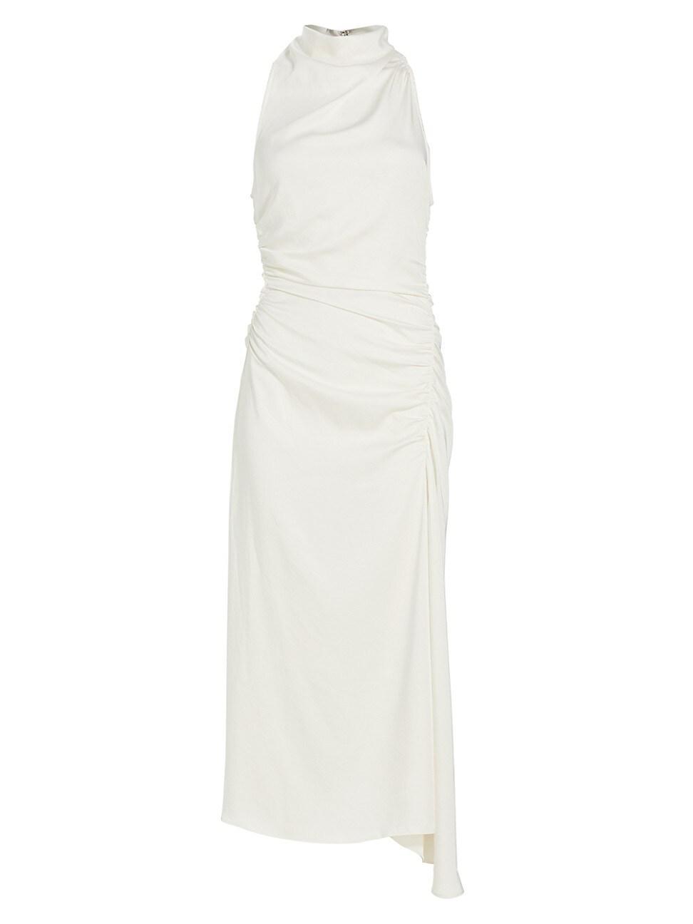 Womens Inez Satin Halter Dress Product Image