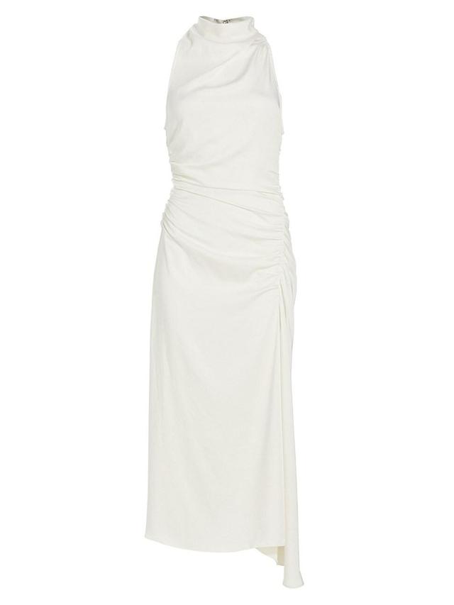 Womens Inez Satin Halter Dress Product Image