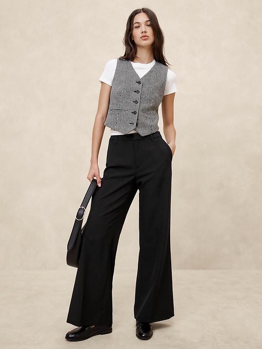 Sculpted Wide-Leg Trouser Product Image