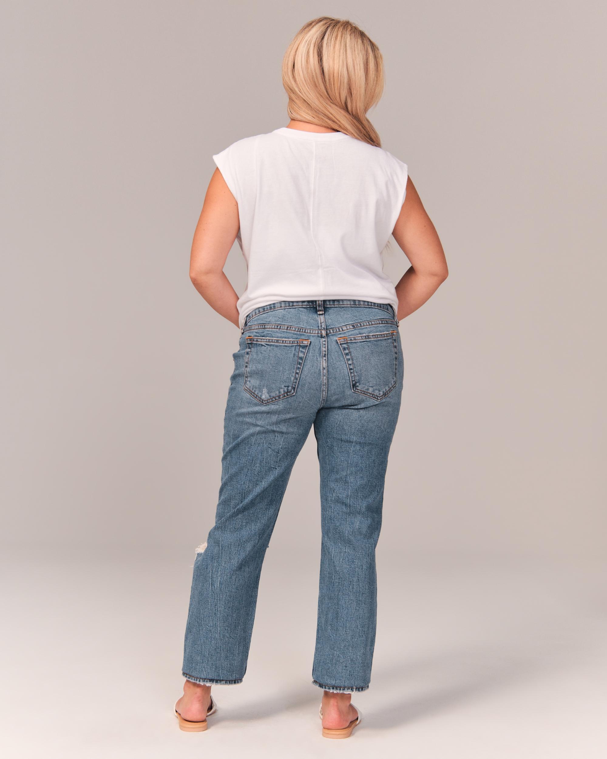 Maternity Ankle Straight Jean Product Image