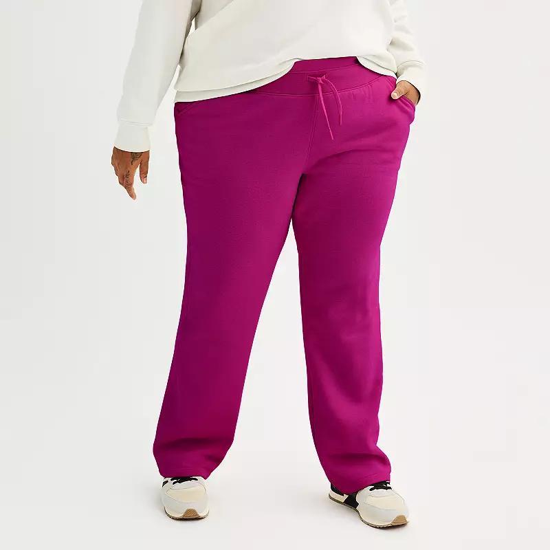 Plus Size Tek Gear Ultrasoft Fleece Pants, Womens Product Image