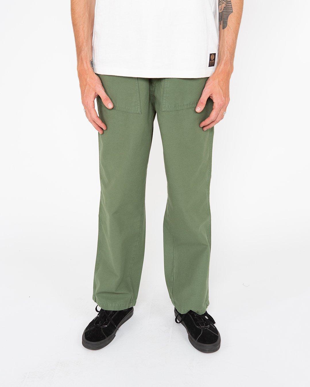 Harris Cropped Fatigue Pant - Clover Green product image