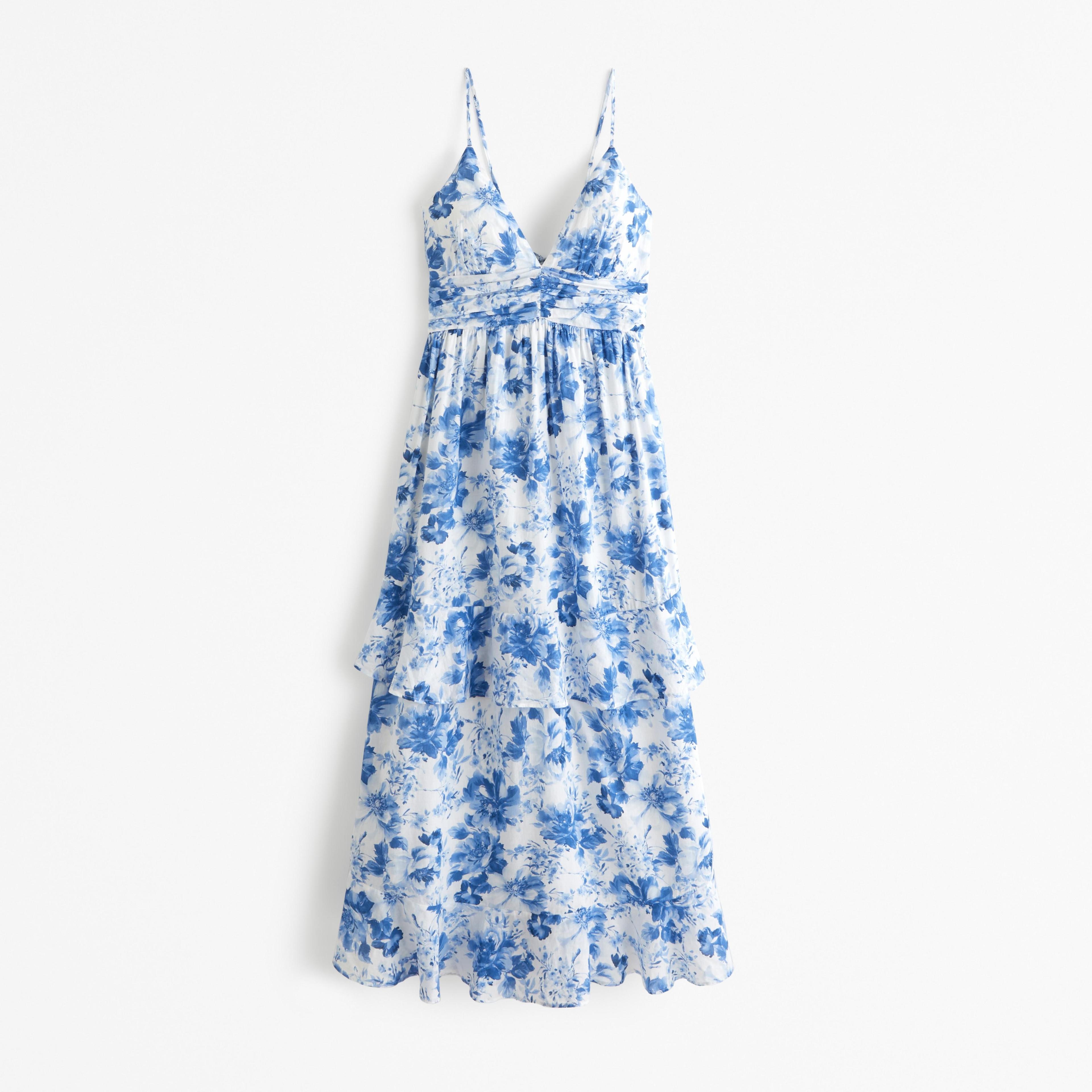 Tiered Ruffle Maxi Dress Product Image