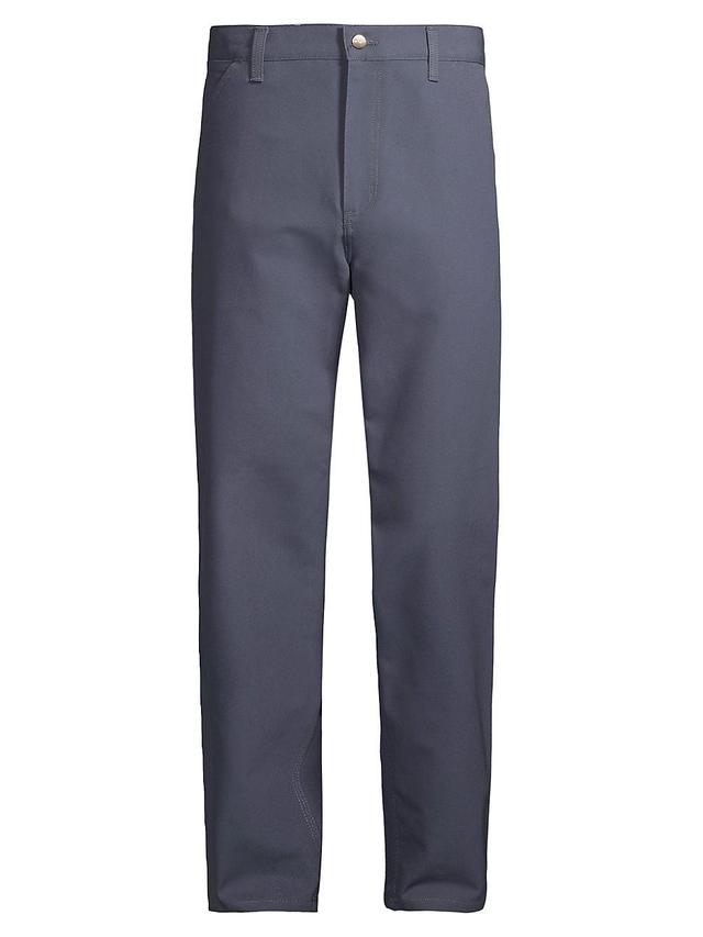 Mens Cotton Straight-Leg Pants Product Image