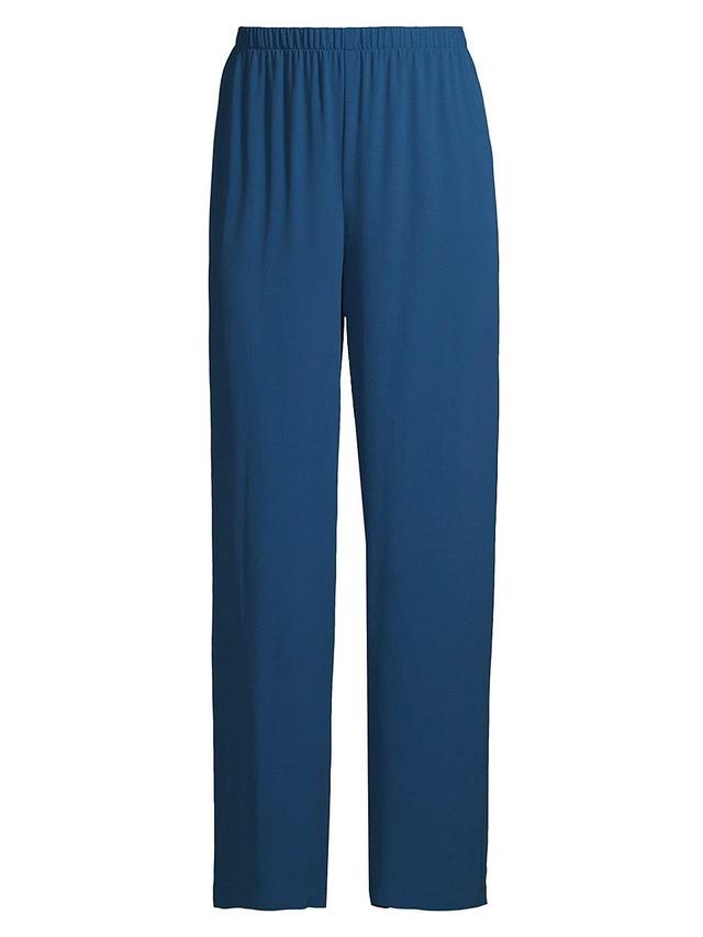 Womens Elasticized Silk Pants Product Image