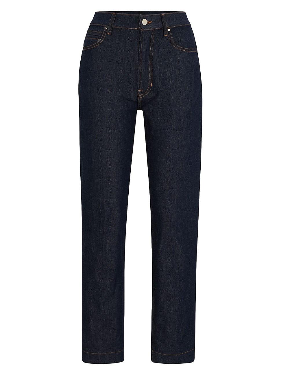 Womens Slim-Fit Jeans in Comfort-Stretch Denim Product Image