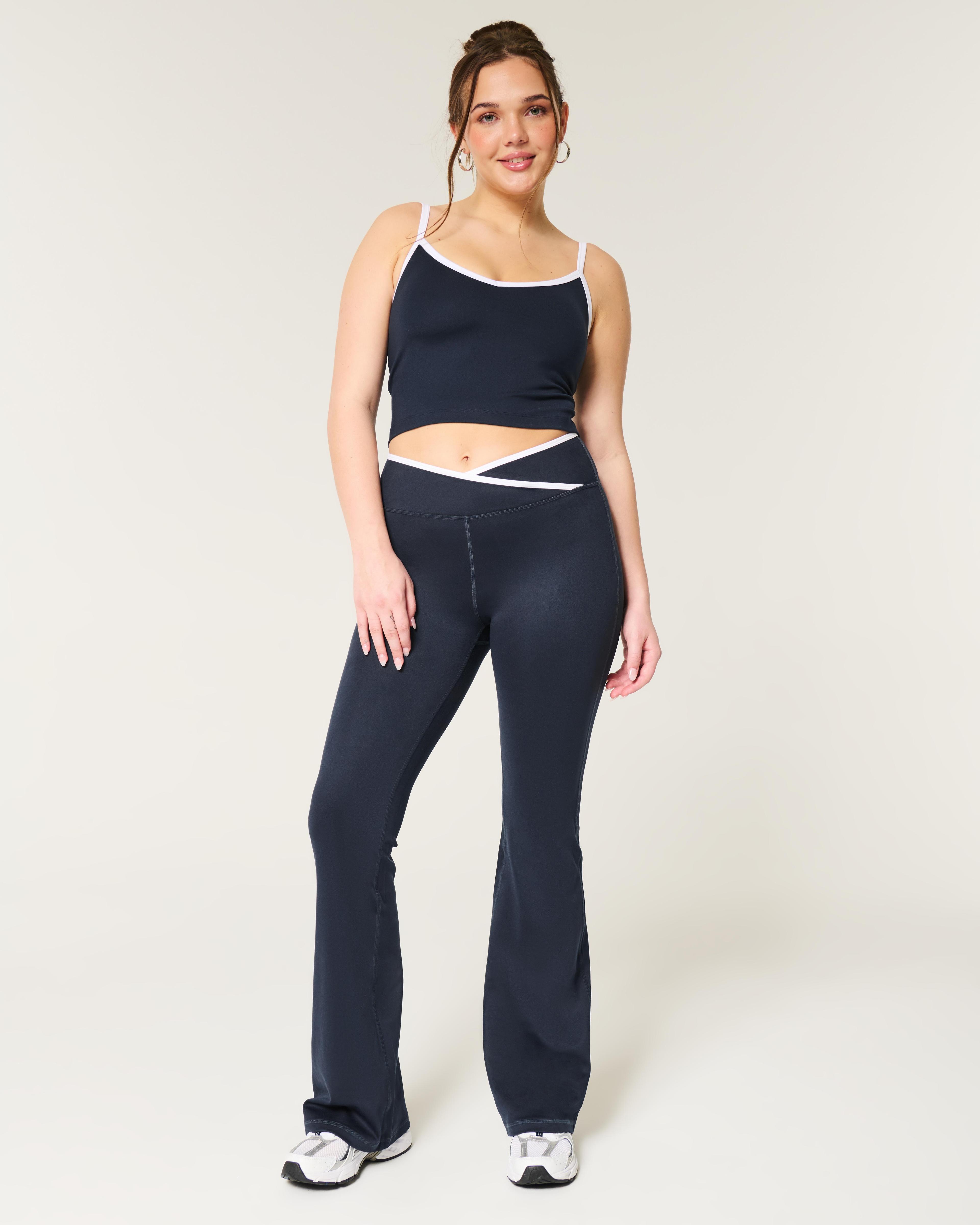 Gilly Hicks Active Recharge Tipped Flare Pants Product Image