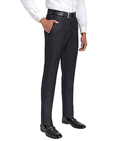 Santorelli Loro Piana Modern Fit Flat Front Dress Pants Product Image