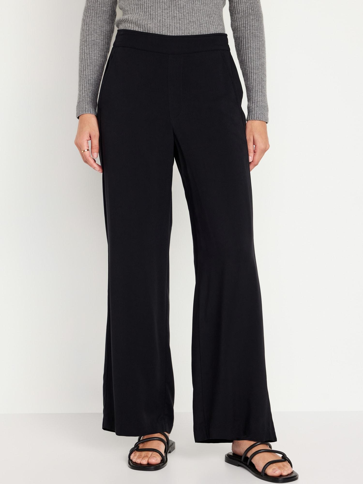 High-Waisted Playa Wide-Leg Pants Product Image