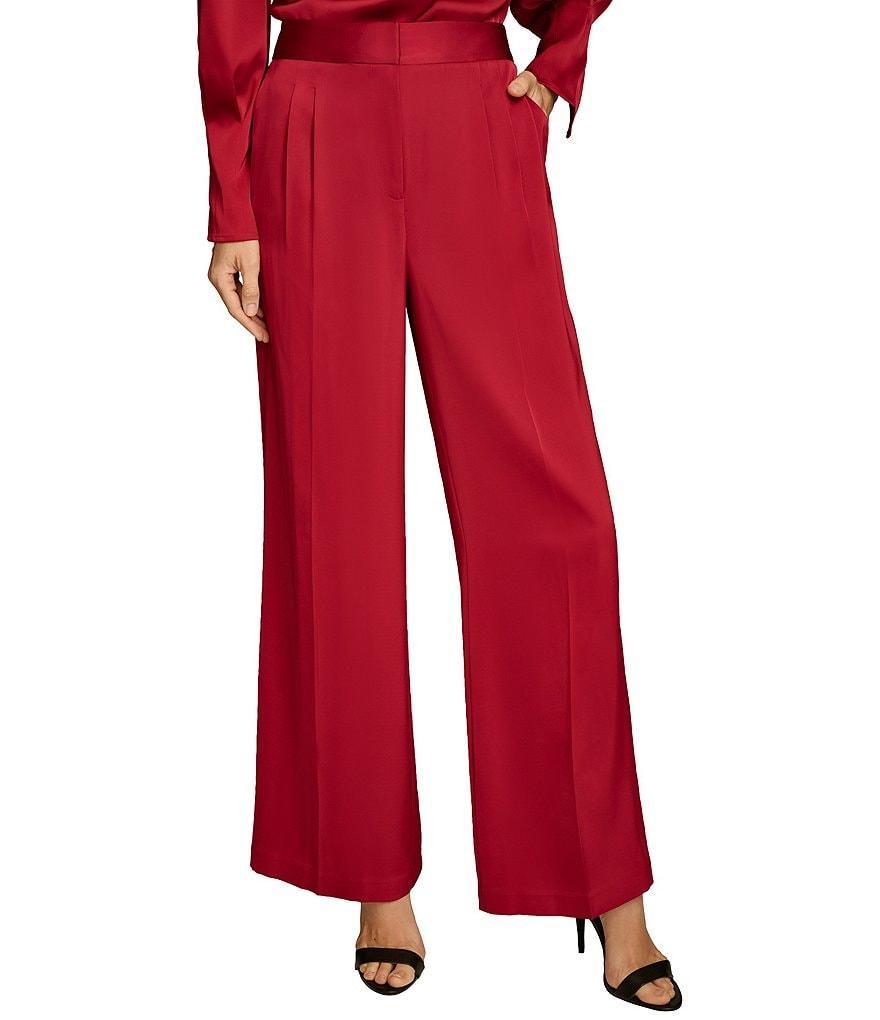 Donna Karan Pleated Wide Leg Pant Product Image