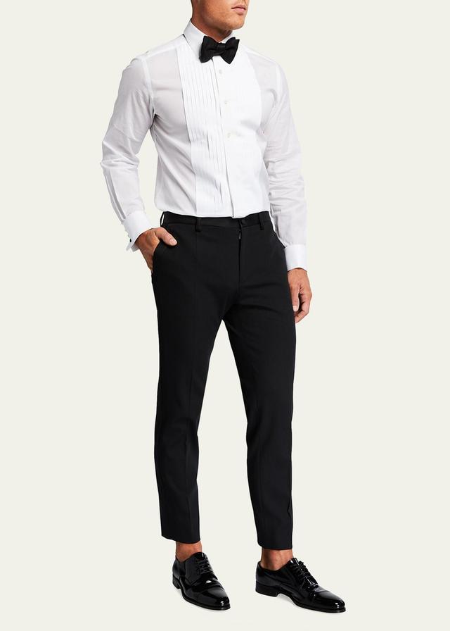 Mens Classic Satin-Waist Tuxedo Pants Product Image