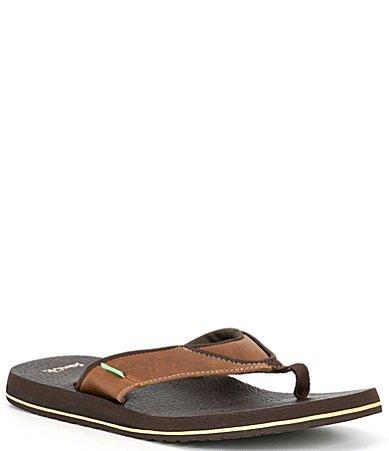 Sanuk Mens Beer Cozy Primo Thong Sandals Product Image