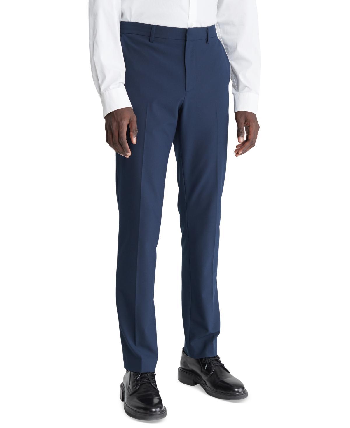 Calvin Klein Mens Refined Stretch Pant - Blue - 29W x 30L product image