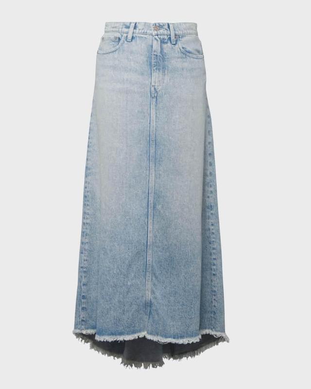 The Megan Denim Maxi Skirt Product Image