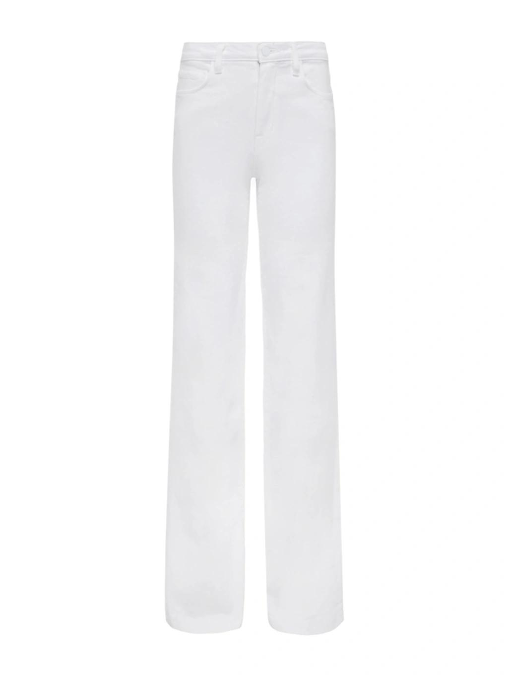 Ruth High-rise Straight-leg Jeans In Blanc Product Image