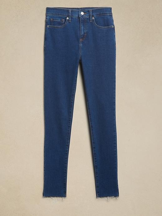 High-Rise Skinny Raw-Hem Jean Product Image