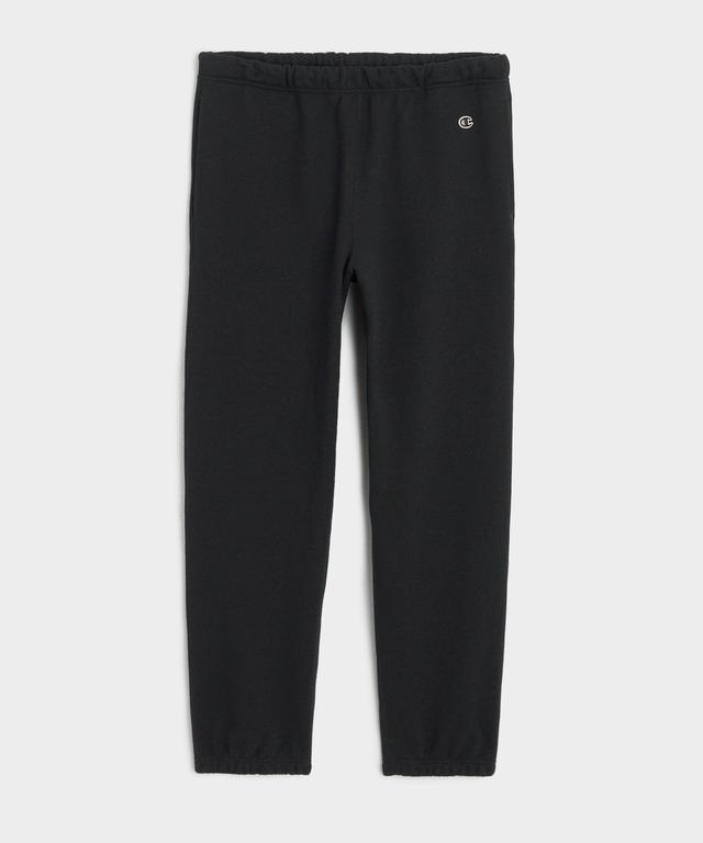 Champion Canadian Fleece Relaxed Sweatpant in Black Product Image