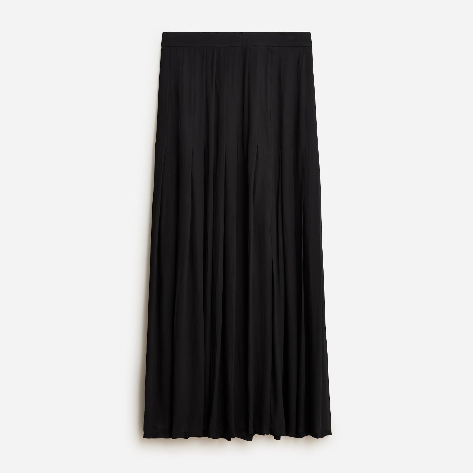 Collection maxi skirt in lightweight chiffon Product Image