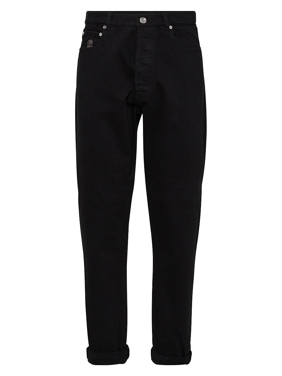 Mens Garment Dyed Iconic Fit Trousers Product Image