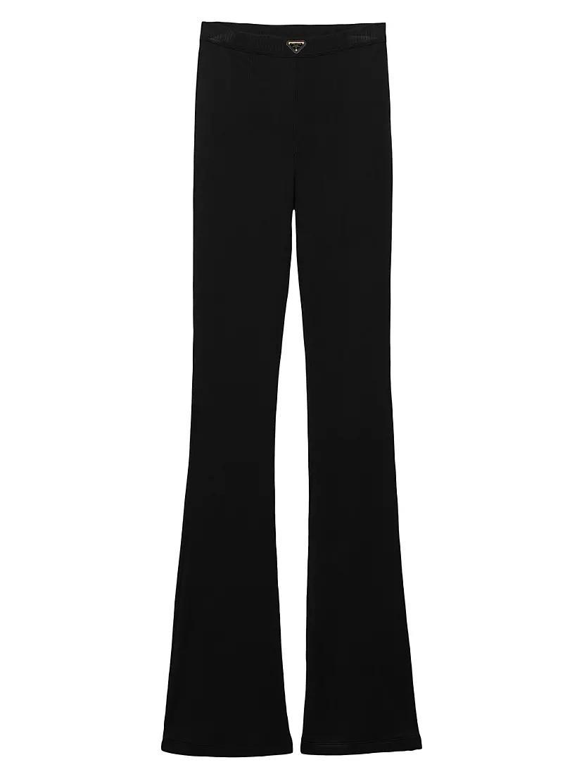 Ribbed Knit Jersey Pants Product Image