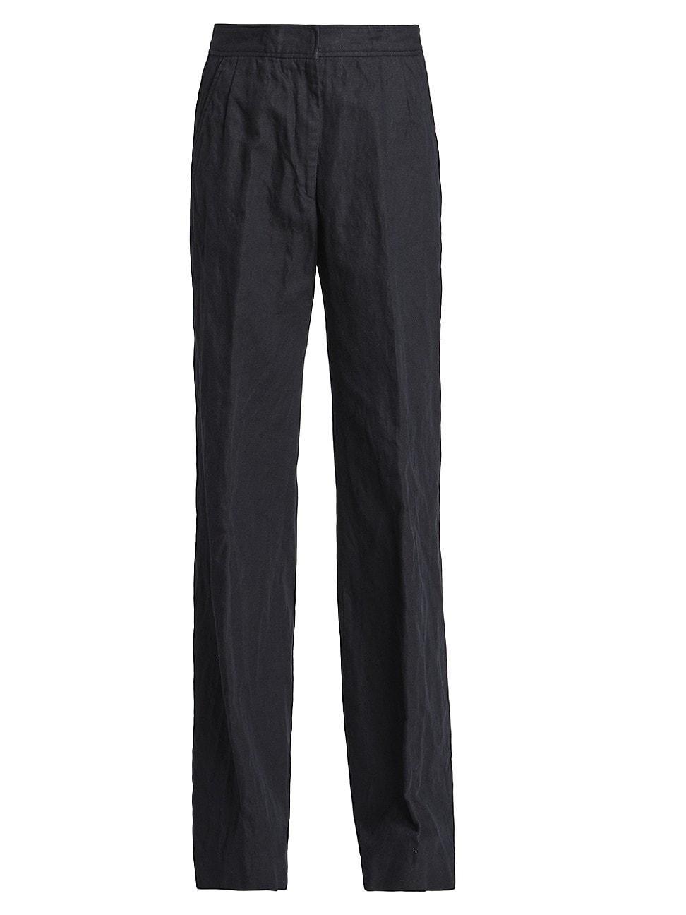 Womens Pantery Wide-Leg Cotton-Blend Pants Product Image