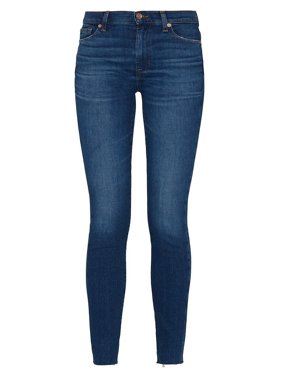 Womens High-Rise Stretch Skinny Jeans product image