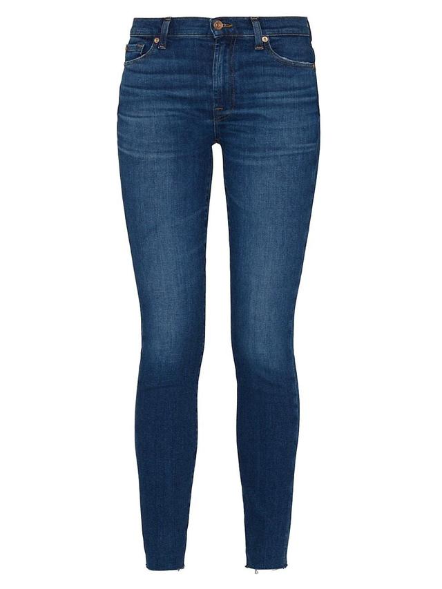 Womens High-Rise Stretch Skinny Jeans Product Image