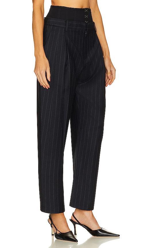 Marissa Webb Silas Pinstripe Corset Trouser Size 10. Product Image