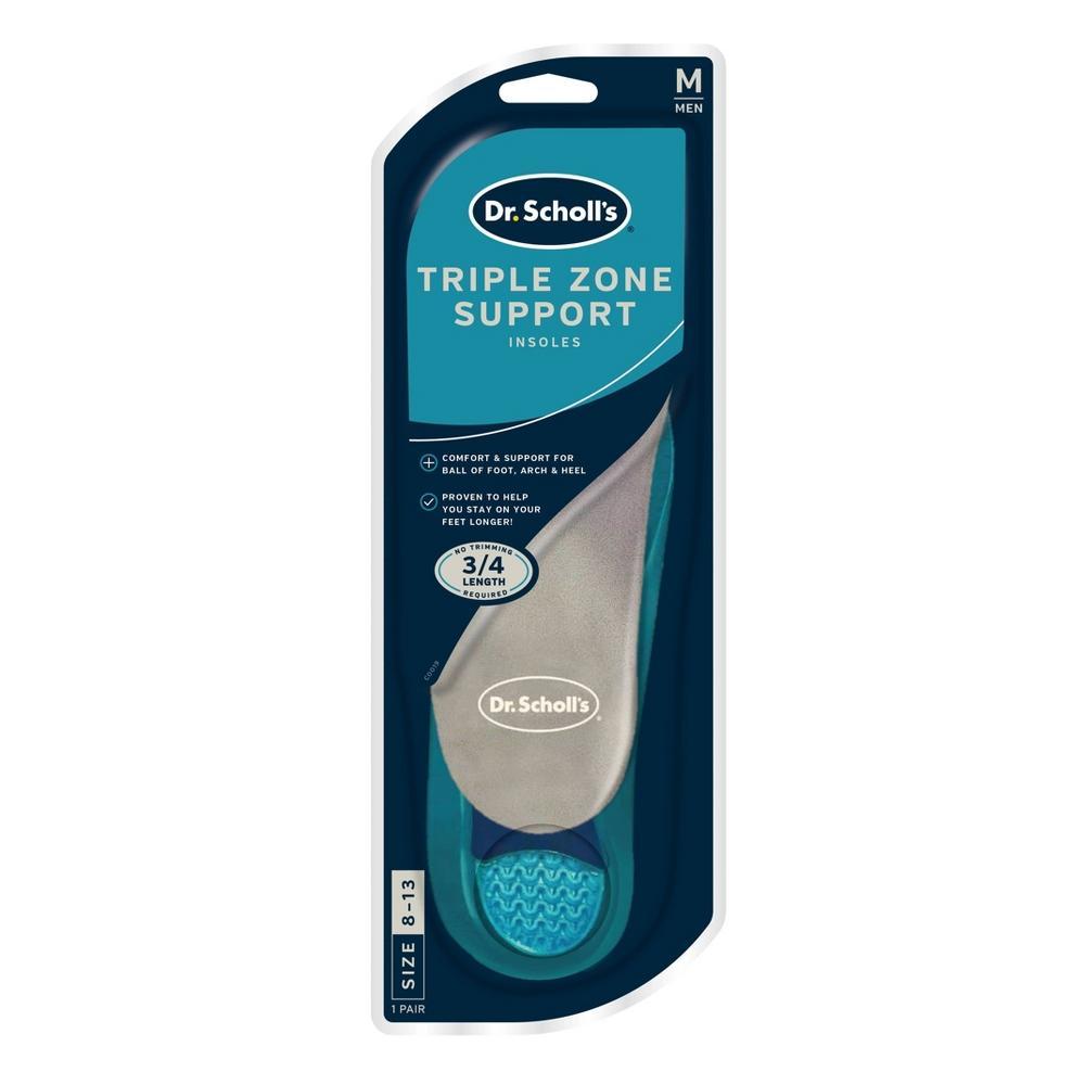 Dr. Scholl's Triple Zone Comfort Insoles for Men - Size (8-13) Product Image