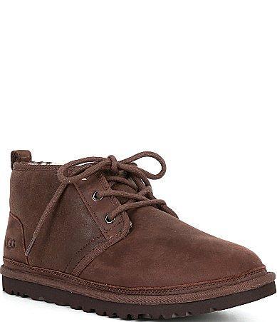 UGG Mens Neumel Suede Distressed Lace Up Boots Product Image