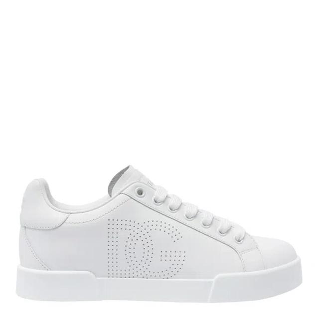 DOLCE & GABBANA Portofino Sneakers In White Product Image