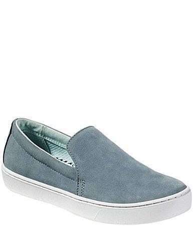 L.L.Bean Womens Eco Bay Leather Slip On Sneakers Product Image