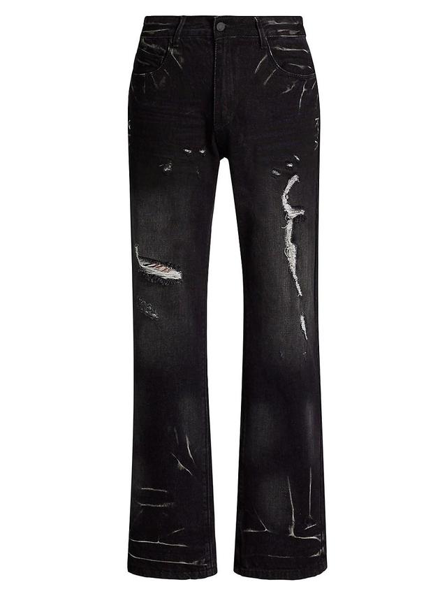 Mens Jonas Worn-Out Straight-Leg Jeans Product Image