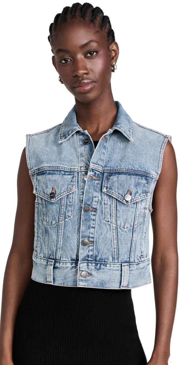 Khaite Lizzo Denim Vest Bryce XL Product Image