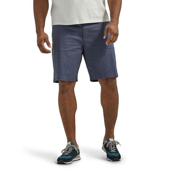 Mens Lee 10 Extreme Motion Flat Front Shorts Grey Product Image