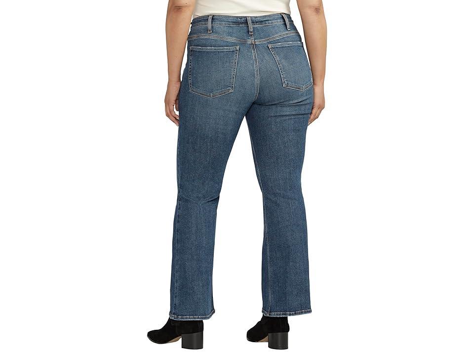 Silver Jeans Co. Plus Size Most Wanted Mid Rise Flare Jeans W63815EAE369 (Indigo) Women's Jeans Product Image