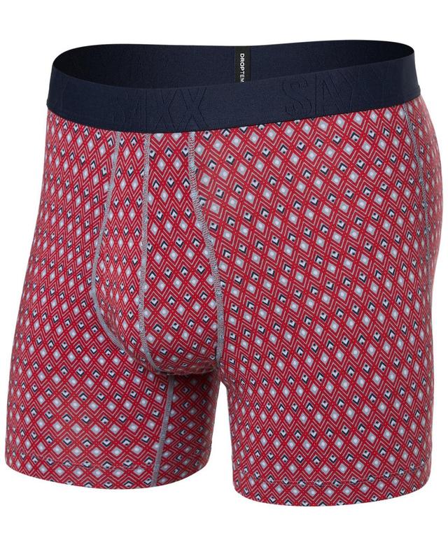 Saxx Mens DropTemp Printed Cooling Boxer Briefs Product Image