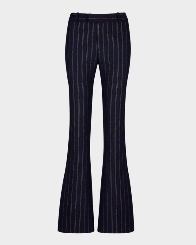 Striped Bootcut Pants Product Image