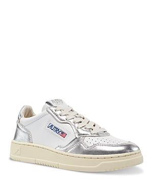 Womens Medalist Bicolor Canvas Low-Top Sneakers Product Image