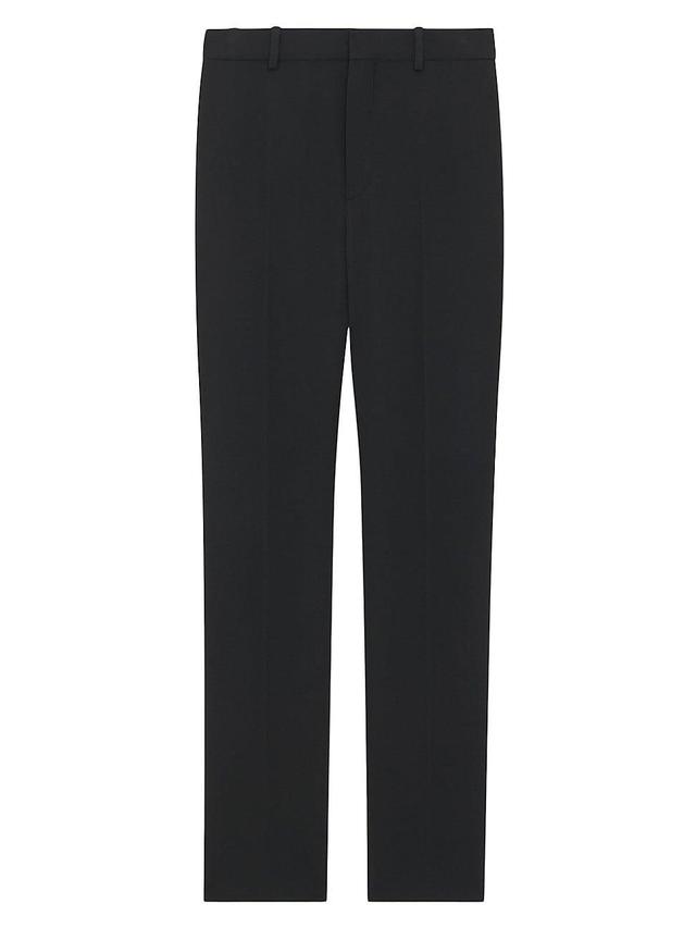 Mens High-Waisted Pants in Grain De Poudre Product Image