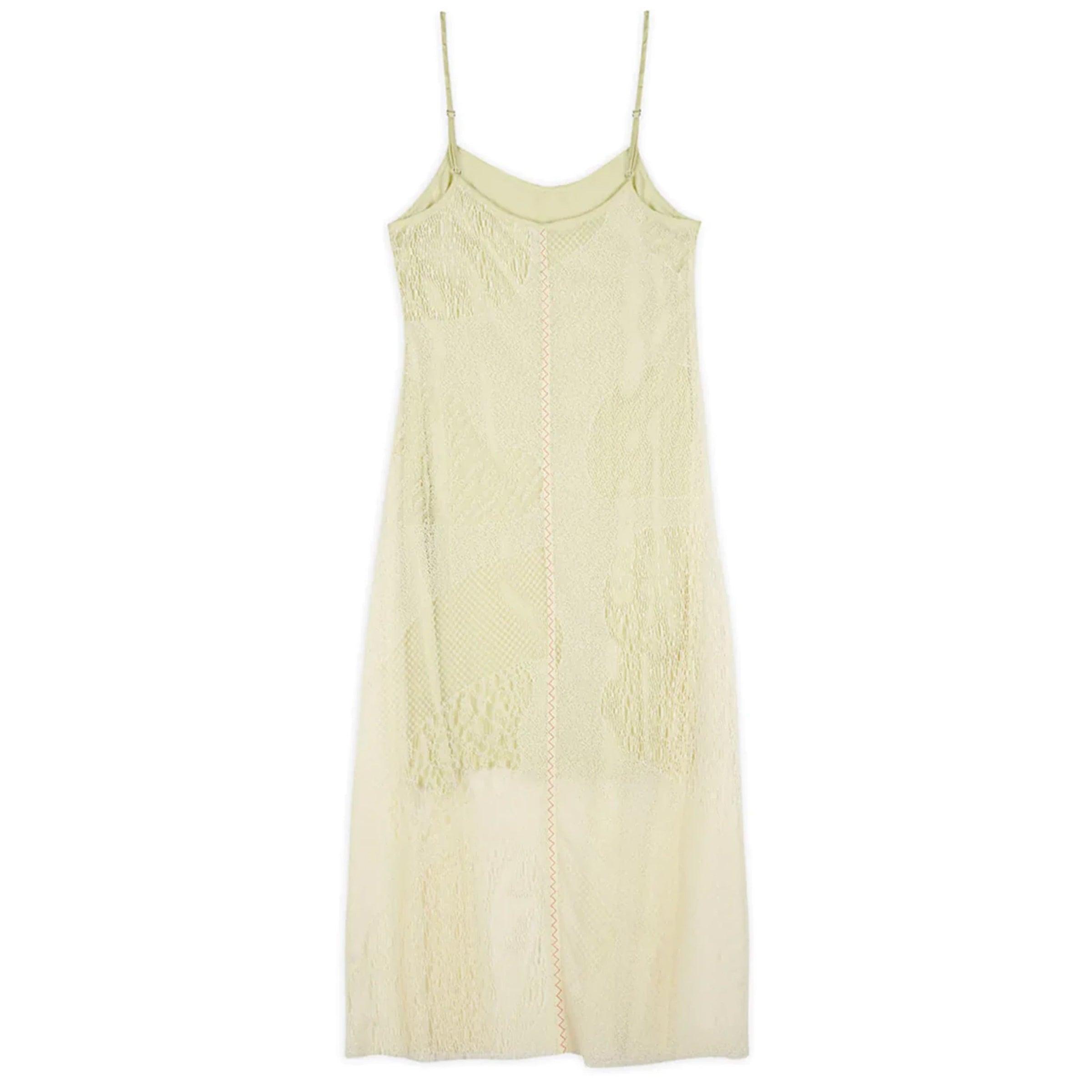 WOMEN'S ENGINEERED CLOUD MESH SLIP DRESS NATURAL | Bodega Product Image