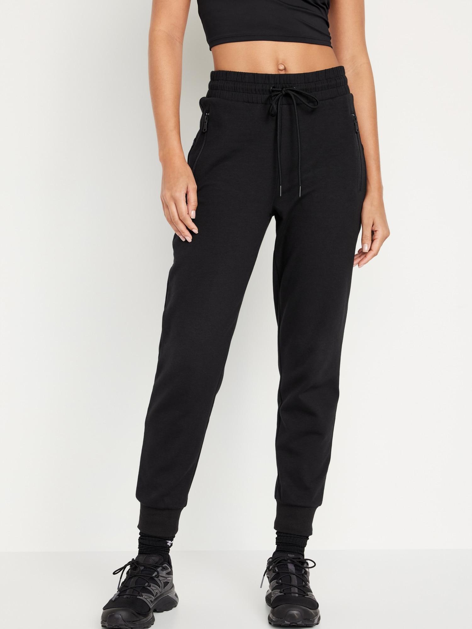 High-Waisted Dynamic Fleece Jogger Pants for Women Product Image