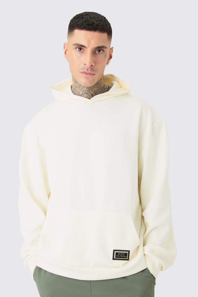 Tall Oversized Boxy Scuba Hoodie | boohooMAN USA Product Image